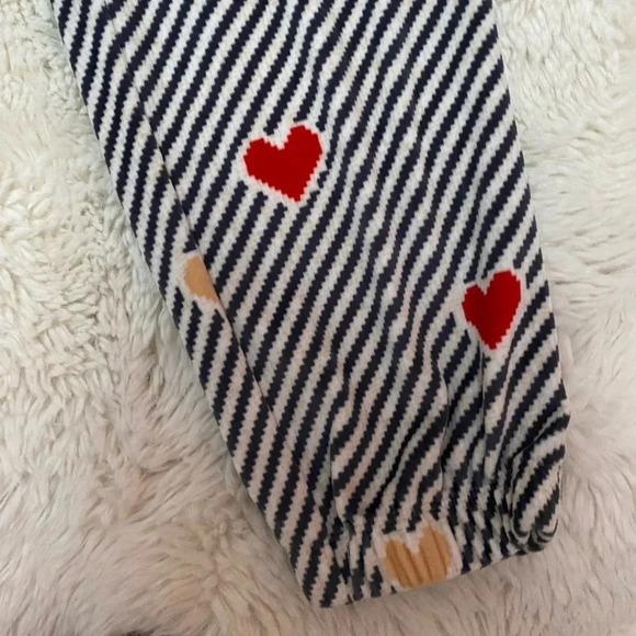 Walmart secret treasures heart strip jogger fleece pajama pants size small - Picture 3 of 6